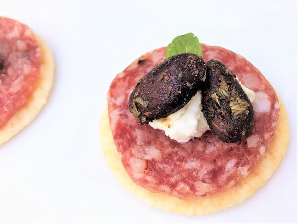 Salami and Goat Cheese with Joy