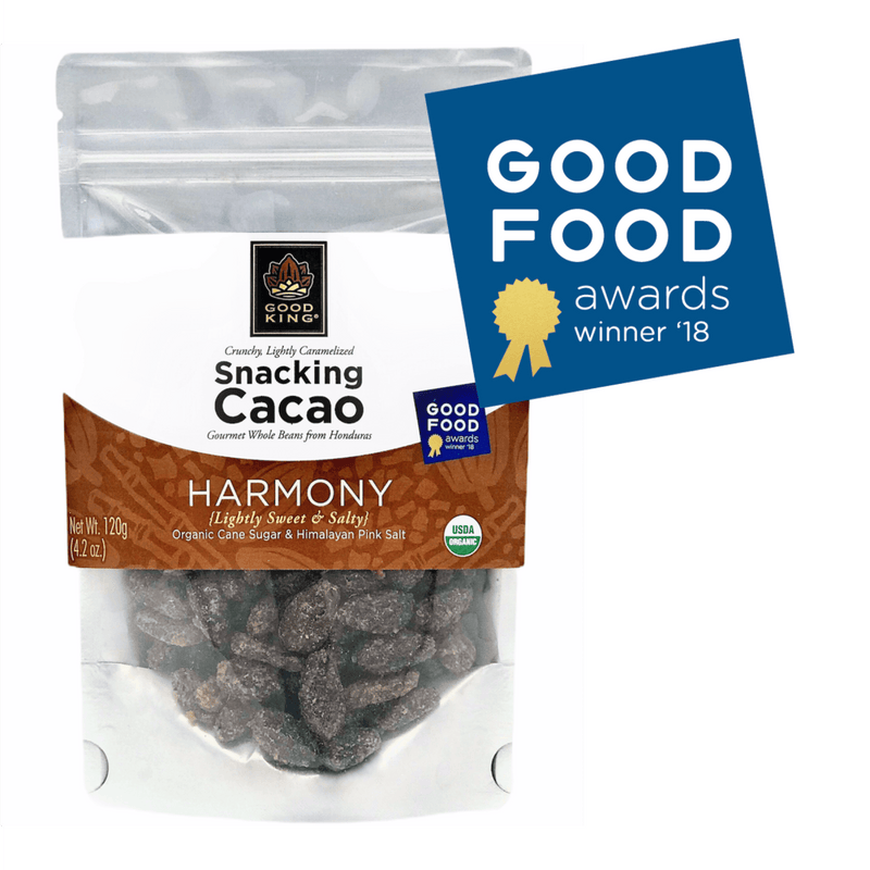 Organic Snacking Cacao Beans - Lightly Caramelized, Sweet & Salty – Good  King Cacao